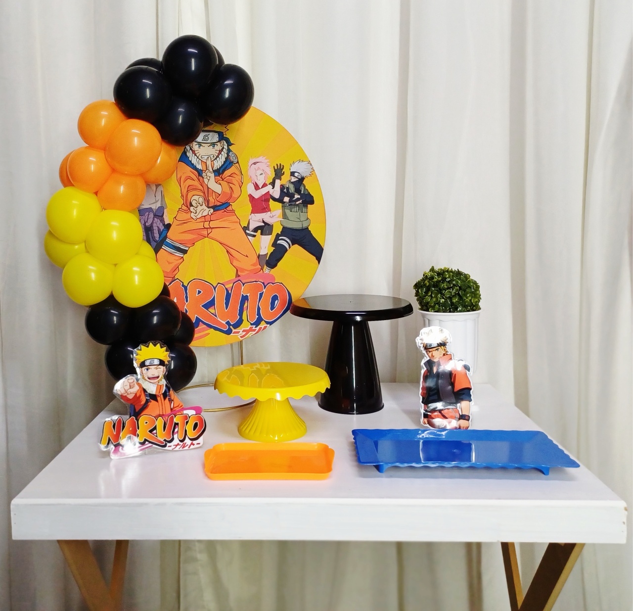 Naruto - "Só Pra Um Bolinho" - Mesa Pronta, Só Festejar - Pegue&Monte Graça Decor♡