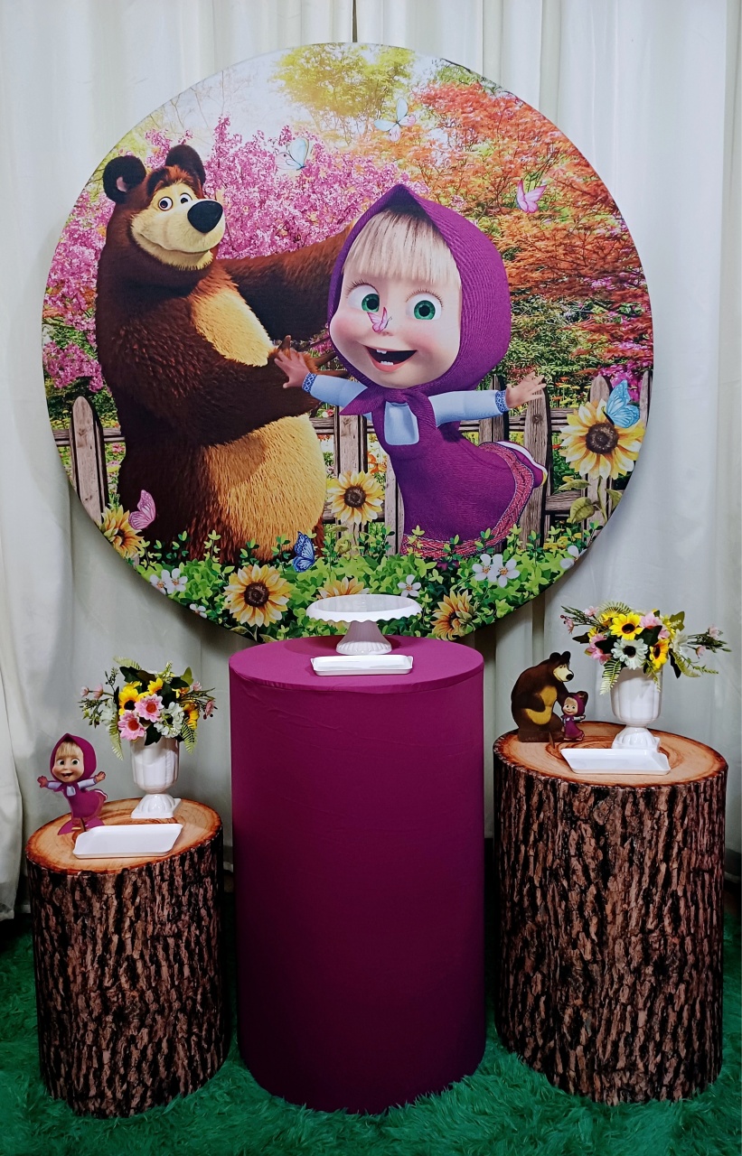 Masha E O Urso - Bronze     - Pegue&Monte Graça Decor♡