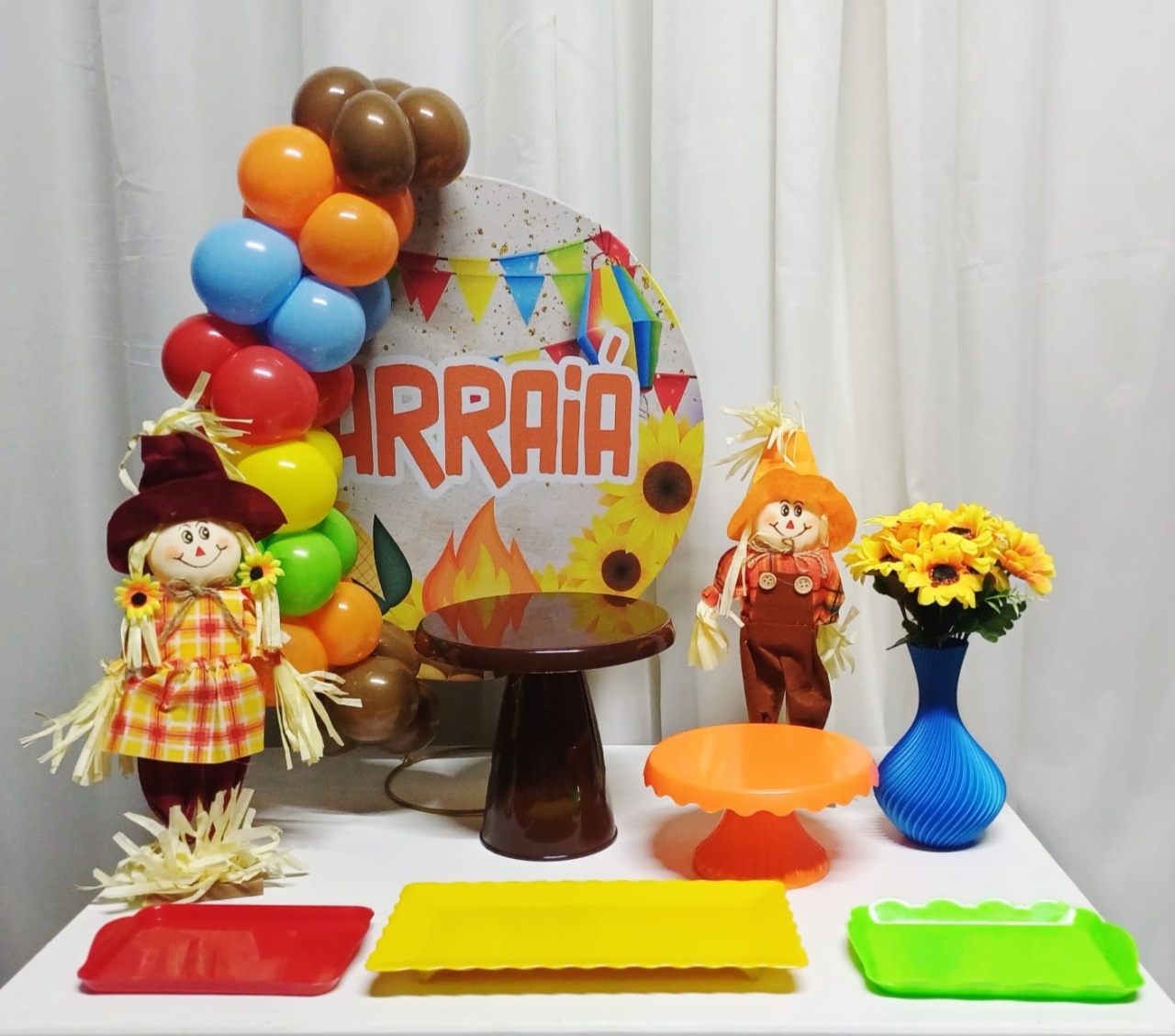 Festa Junina - Só Pra Um Bolinho - Sua Mesa, Seu Estilo - Pegue&Monte Graça Decor♡