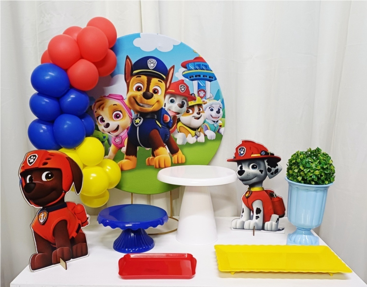 Patrulha Canina - "Só Pra Um Bolinho" - Sua Mesa, Seu Estilo - Pegue&Monte Graça Decor♡