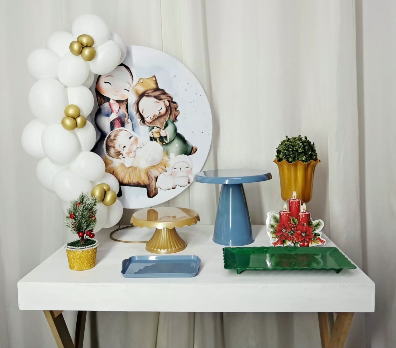  Presépio - "Só Pra Um Bolinho" - Mesa Pronta,  Só Festejar     - Pegue&Monte Graça Decor♡