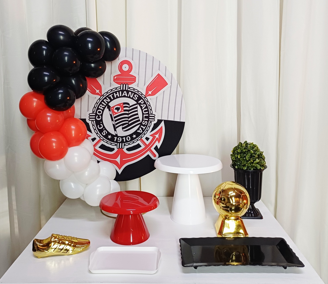 Corinthians - "Só Pra Um Bolinho " - Sua Mesa, Seu Estilo - Pegue&Monte Graça Decor♡