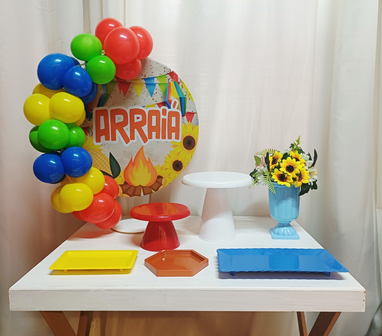Festa Junina - Só Pra Um Bolinho - Mesa Pronta, Só Festejar - Pegue&Monte Graça Decor♡