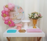 15 Anos - "Só Pra Um Bolinho" - Mesa Pronta, Só Festejar - imagem 1