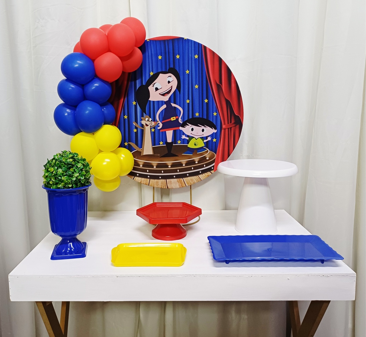 Luna - "Só Pra Um Bolinho" - Mesa Pronta, Só Festejar - Pegue&Monte Graça Decor♡