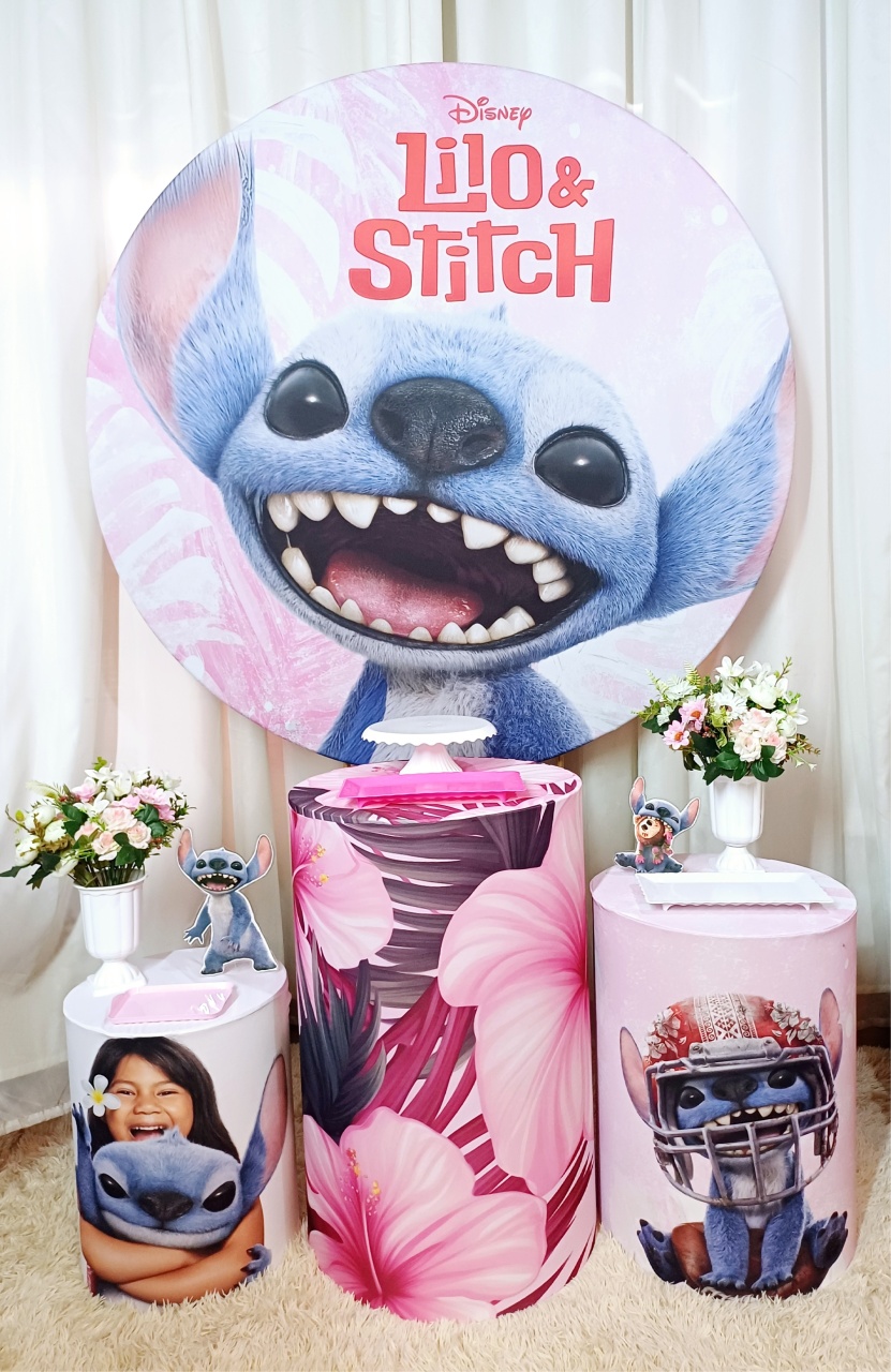 Stitch E Lilo - Bronze    - Pegue&Monte Graça Decor♡