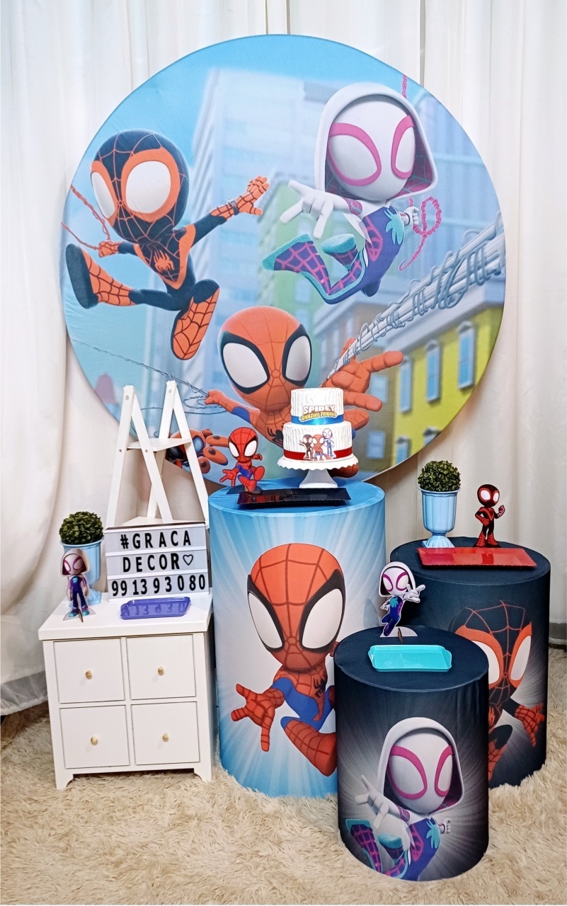 Spidey E Seus Amigos Espetaculares - Ouro - Pegue&Monte Graça Decor♡