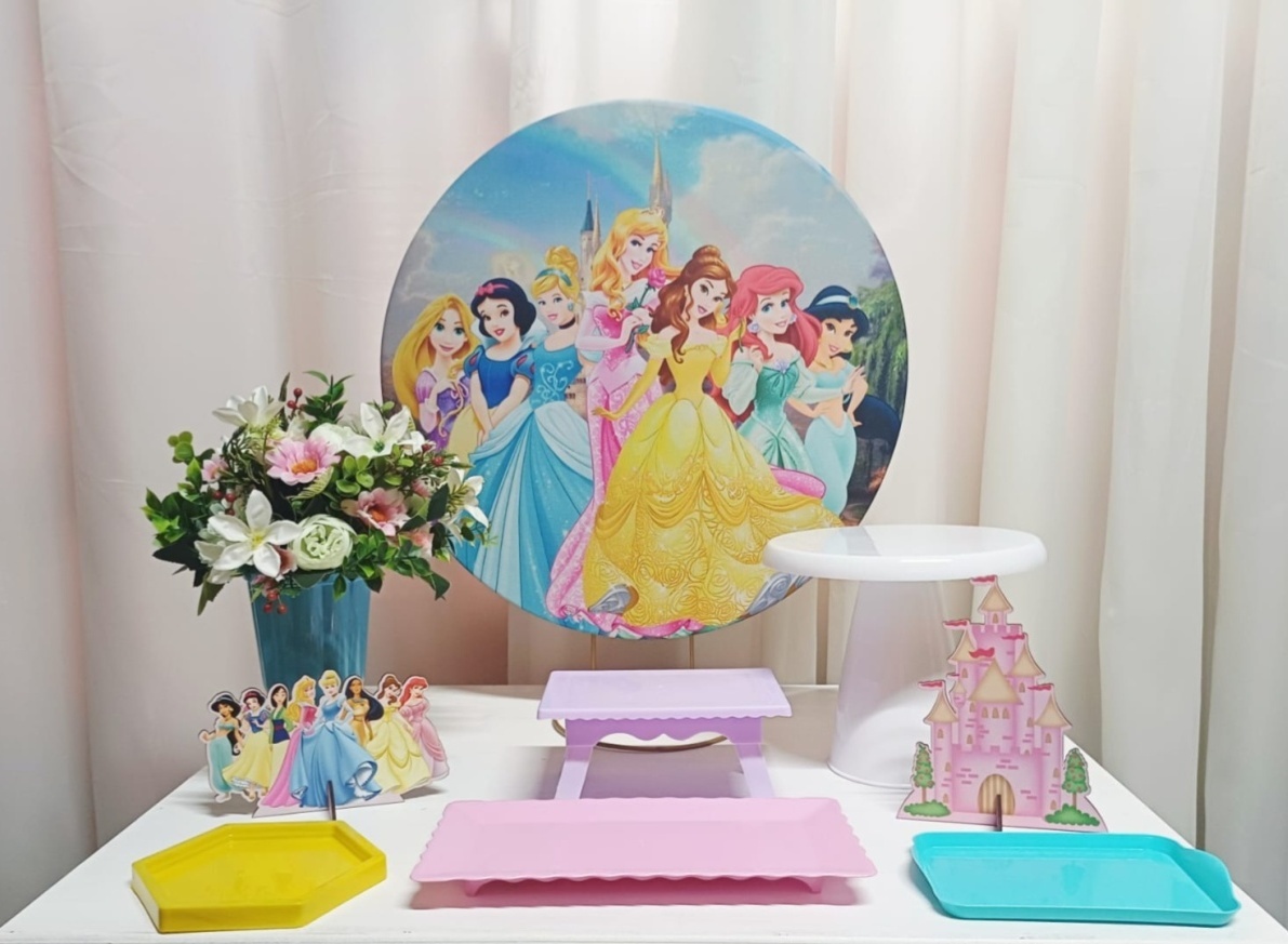 Princesas - "Só Pra Um Bolinho" - Sua Mesa, Seu Estilo - Pegue&Monte Graça Decor♡