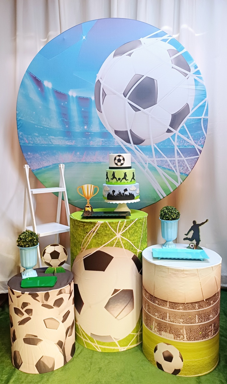  Futebol  - Prata  - Pegue&Monte Graça Decor♡