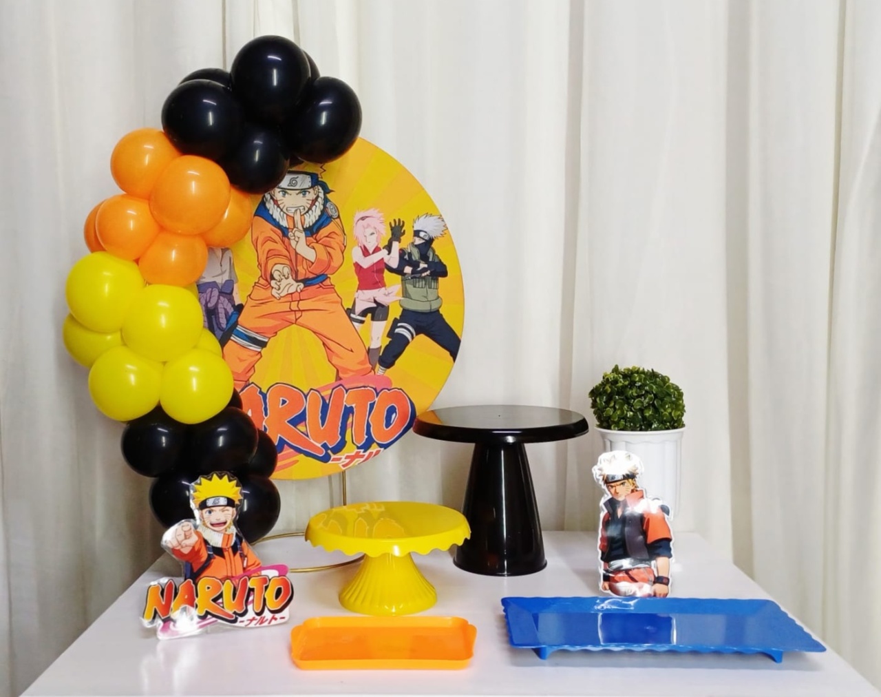 Naruto - "Só Pra Um Bolinho" - Sua Mesa, Seu Estilo - Pegue&Monte Graça Decor♡