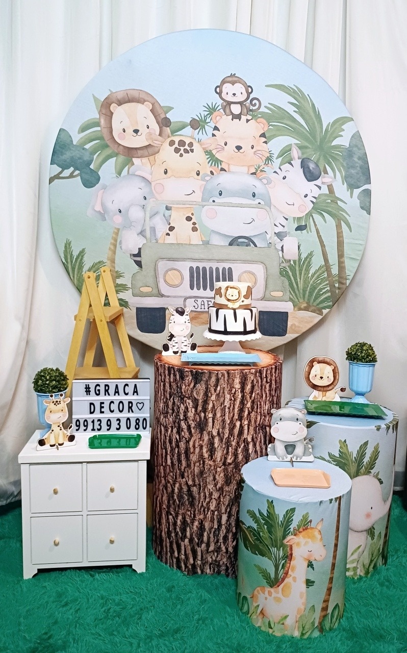 Safari - Ouro - Pegue&Monte Graça Decor♡