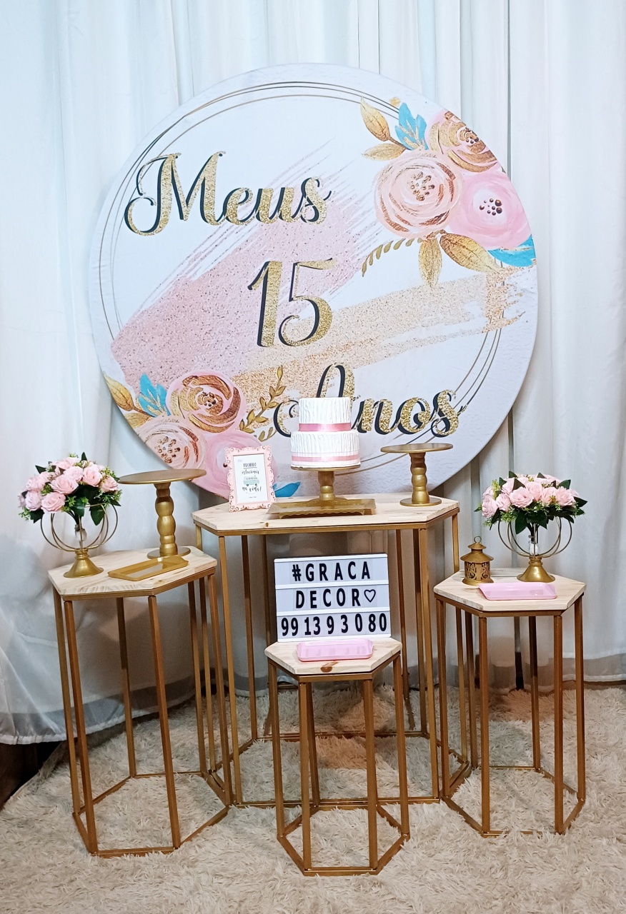15 Anos - Elegance - Pegue&Monte Graça Decor♡