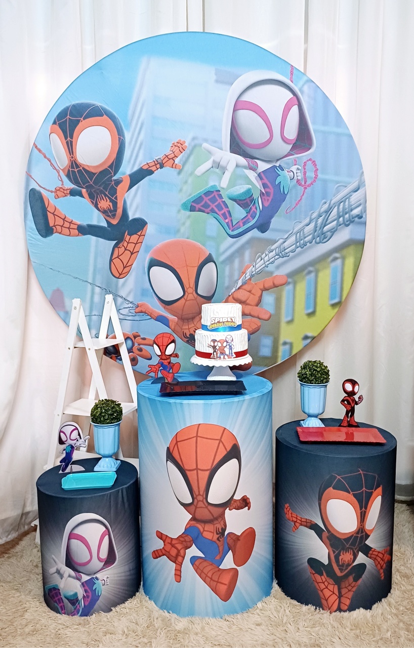 Spidey E Seus Amigos Espetaculares - Prata - Pegue&Monte Graça Decor♡