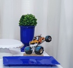 Blazer and Monster Machine - "Só Pra Um Bolinho" - Mesa Pronta,  Só Festejar         - imagem 3