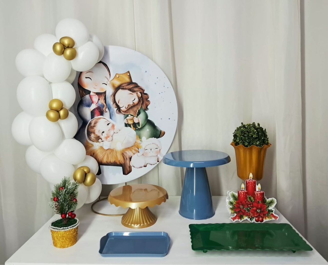 Presépio - "Só Pra Um Bolinho" - Sua Mesa, Seu Estilo - Pegue&Monte Graça Decor♡