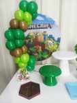 Minecraft  - "Só Pra Um Bolinho" - Mesa Pronta,  Só Festejar     - imagem 3