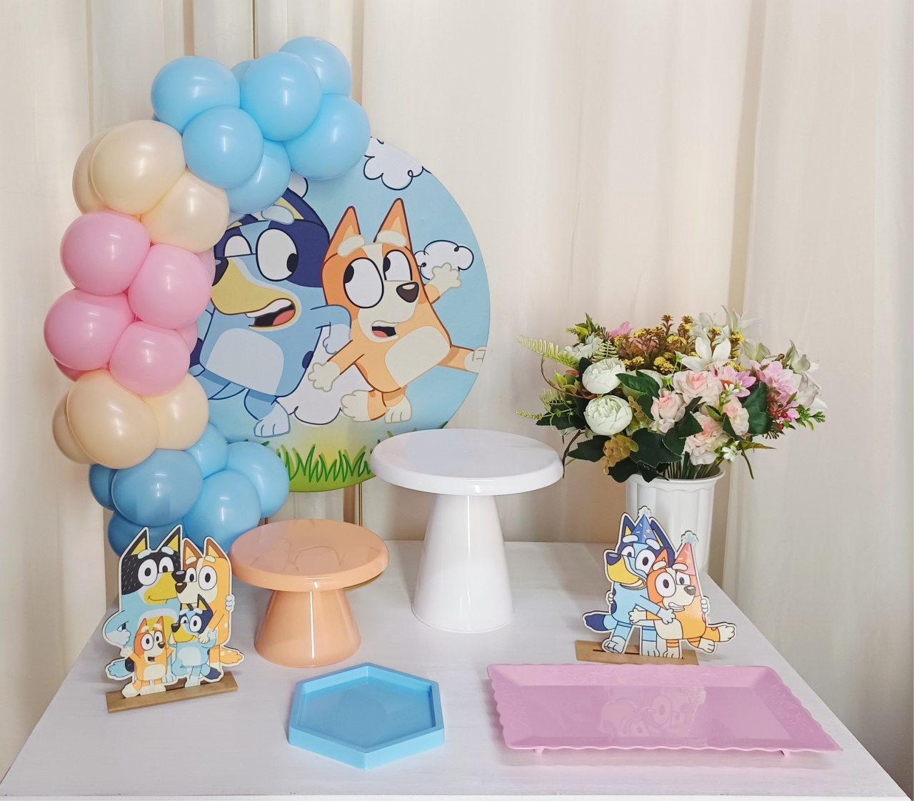 Bluey  - "Só Pra Um Bolinho" - Sua Mesa,  Seu Estilo   - Pegue&Monte Graça Decor♡