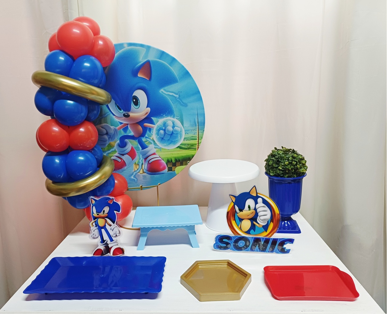 Sonic - "Só Pra Um Bolinho" - Sua Mesa, Seu Estilo - Pegue&Monte Graça Decor♡