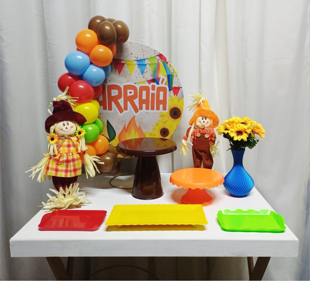 Festa Junina - Só Pra Um Bolinho - Mesa Pronta, Só Festejar - Pegue&Monte Graça Decor♡