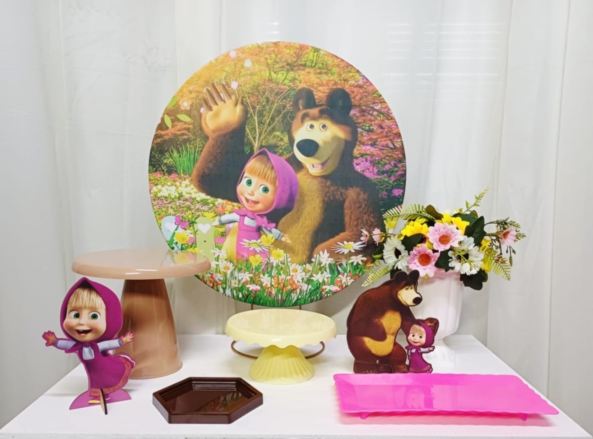 Masha E O Urso - "Só Pra Um Bolinho" - Sua Mesa, Seu Estilo - Pegue&Monte Graça Decor♡