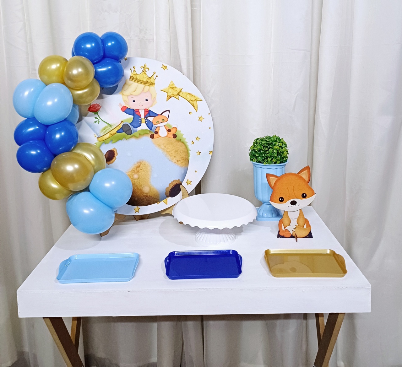 Pequeno Príncipe  - "Só Pra Um Bolinho" - Mesa Pronta,  Só Festejar      - Pegue&Monte Graça Decor♡