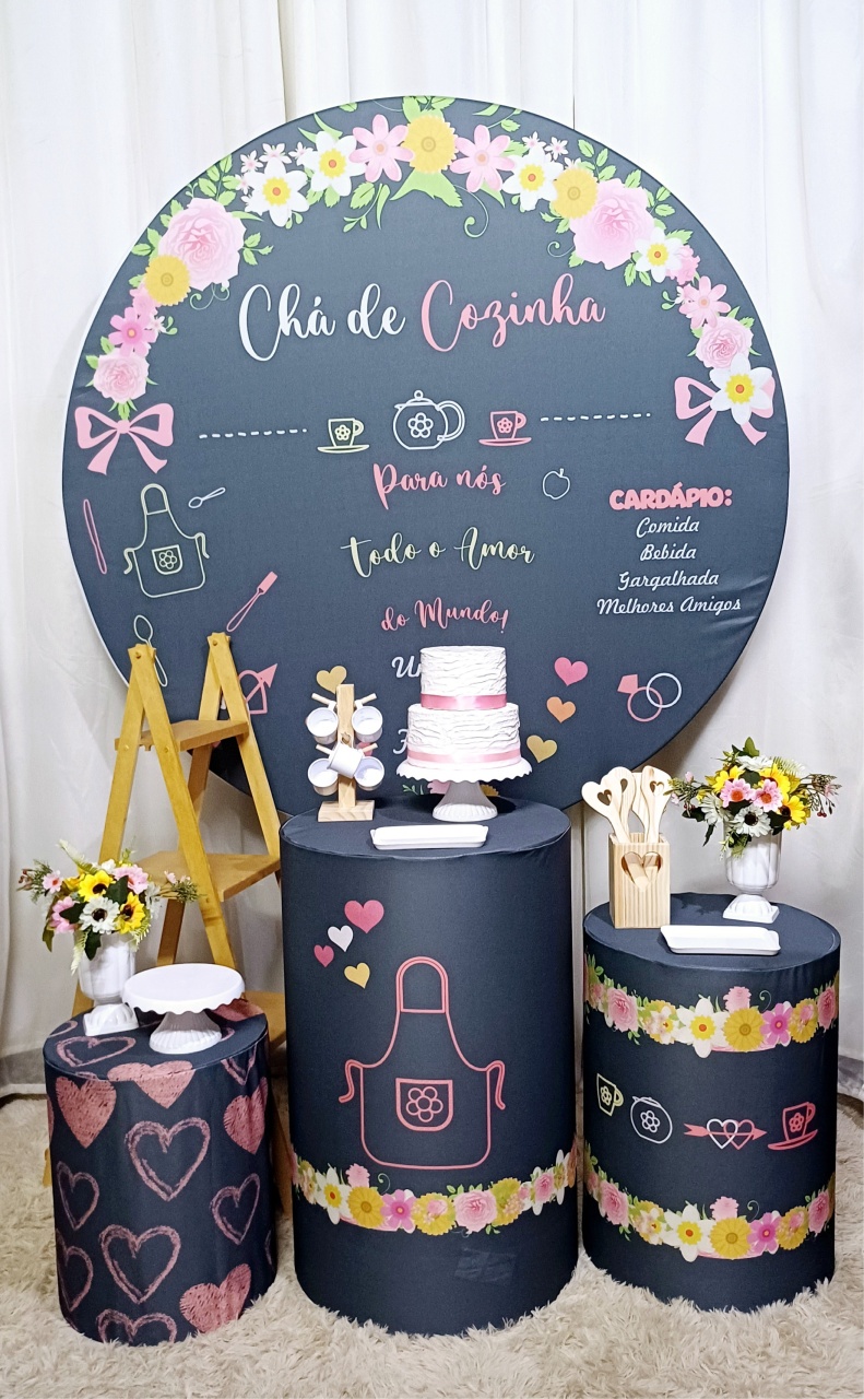 Chá de Cozinha - Prata - Pegue&Monte Graça Decor♡