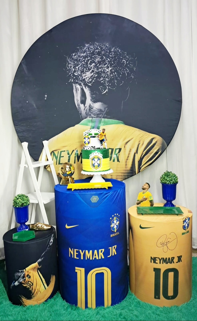 Neymar Junior - Prata - Pegue&Monte Graça Decor♡