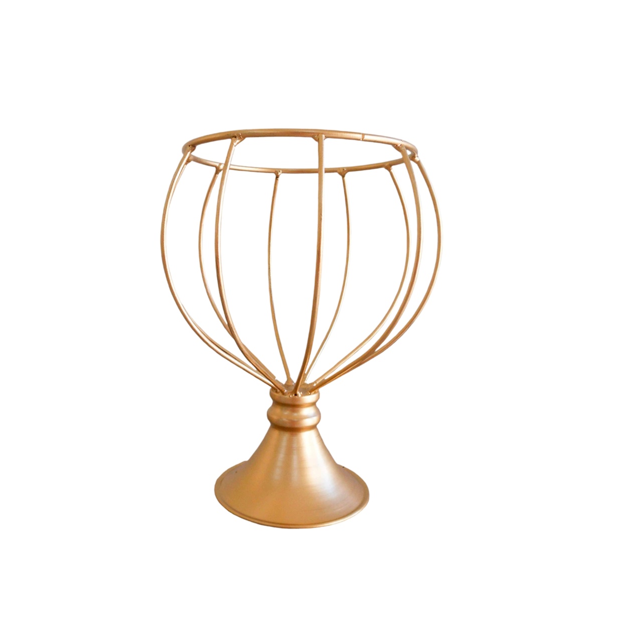 Vaso Aramado P - Dourado - Pegue&Monte Graça Decor♡