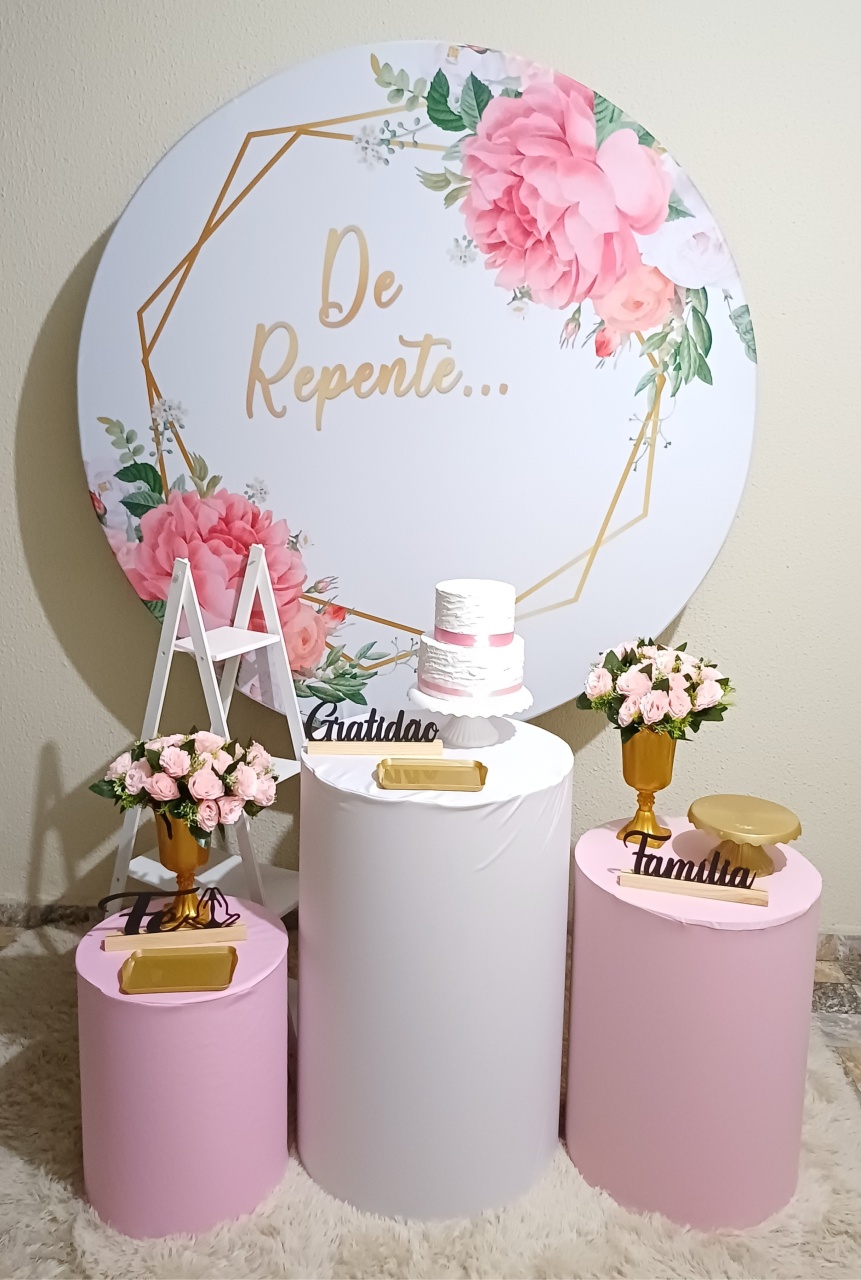 de Repente - Prata - Pegue&Monte Graça Decor♡