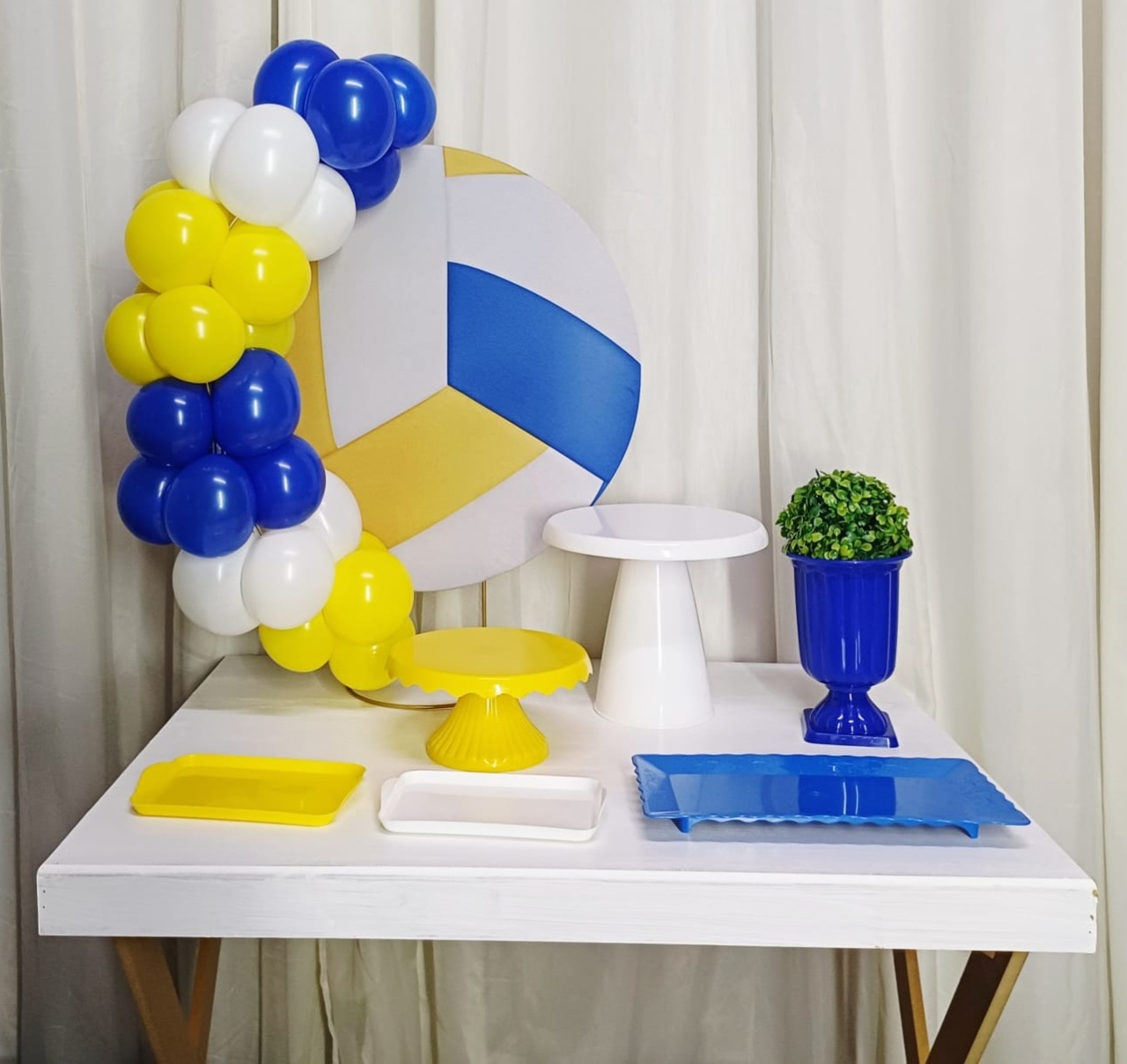 Vôlei - "Só Pra Um Bolinho" - Mesa Pronta, Só Festejar - Pegue&Monte Graça Decor♡