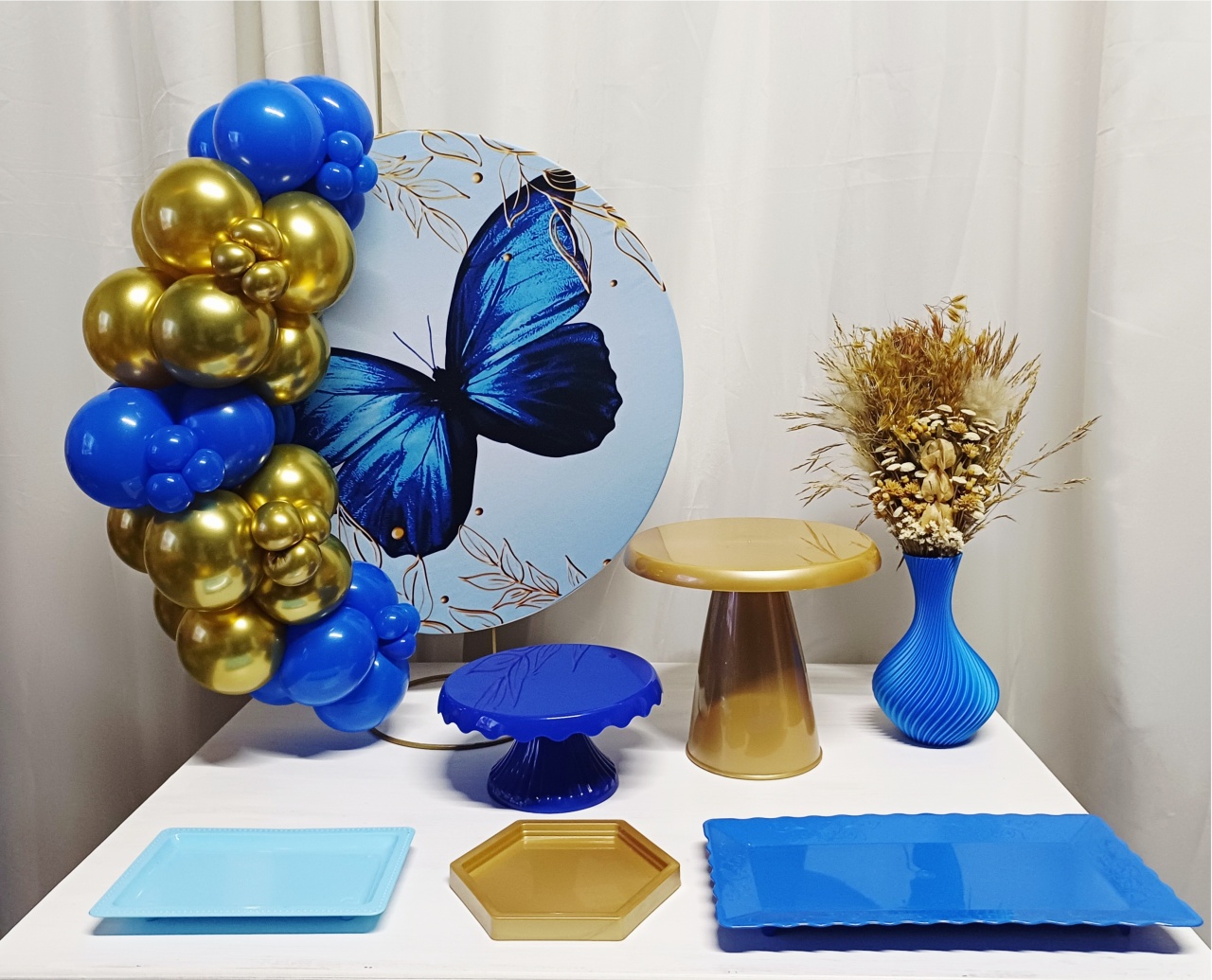 Borboleta Azul - "Só Pra Um Bolinho" - Sua Mesa, Seu Estilo - Pegue&Monte Graça Decor♡