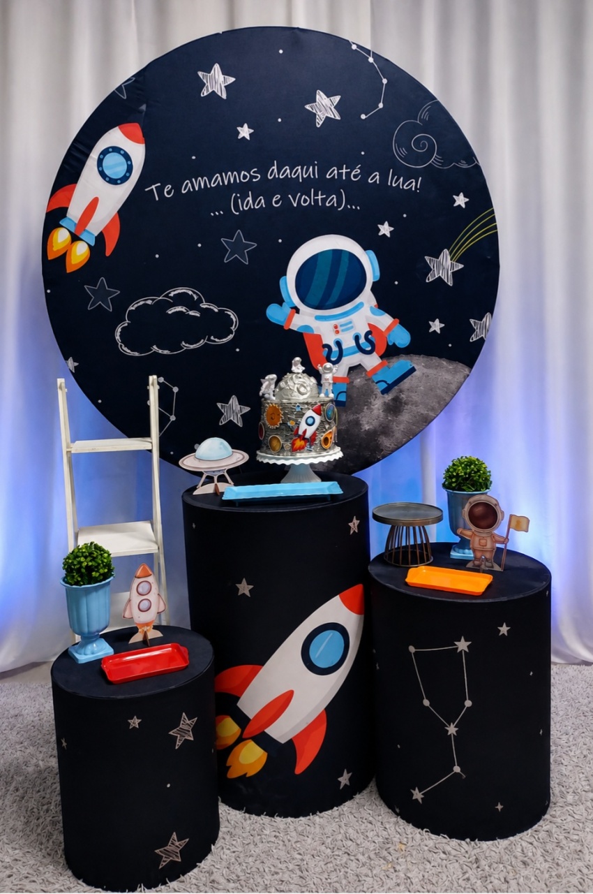 Astronauta - Prata - Pegue&Monte Graça Decor♡
