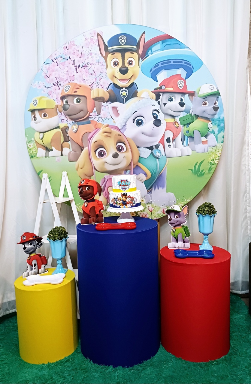 Patrulha Canina - Prata - Pegue&Monte Graça Decor♡