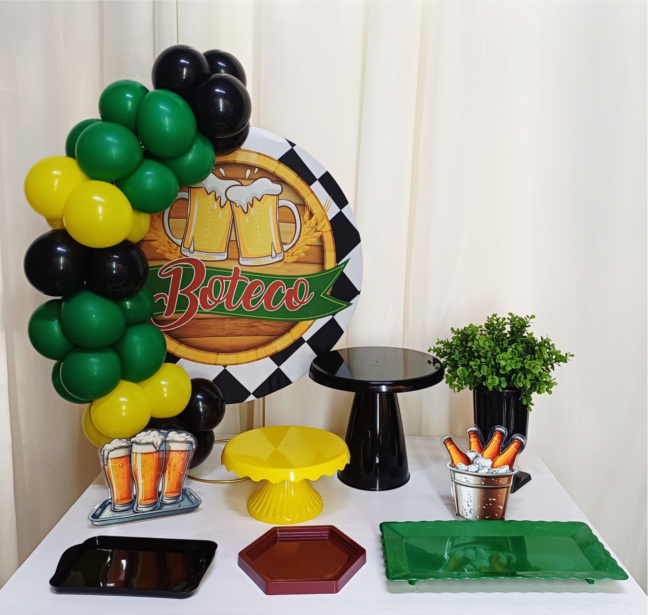Boteco - "Só Pra Um Bolinho" - Sua Mesa, Seu Estilo - Pegue&Monte Graça Decor♡