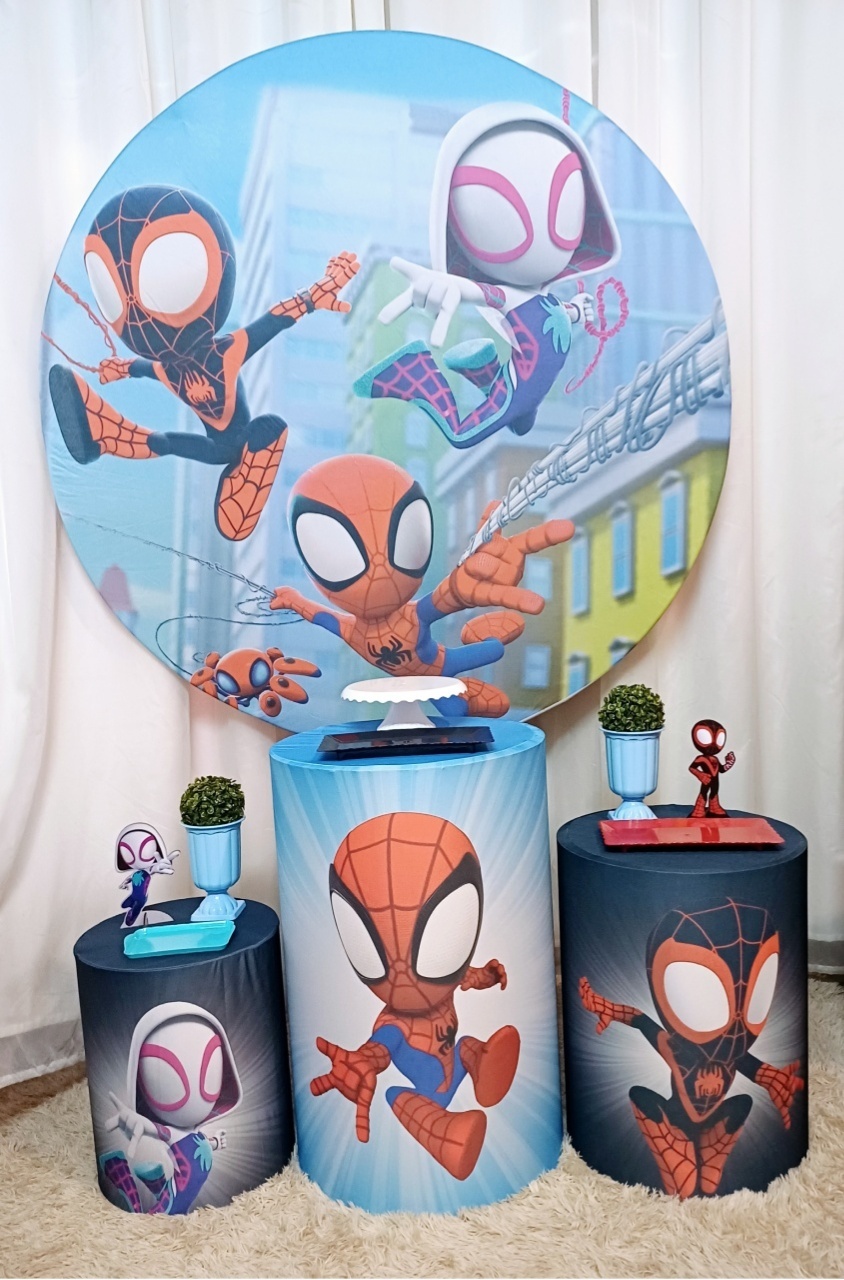 Spidey E Seus Amigos Espetaculares - Bronze - Pegue&Monte Graça Decor♡