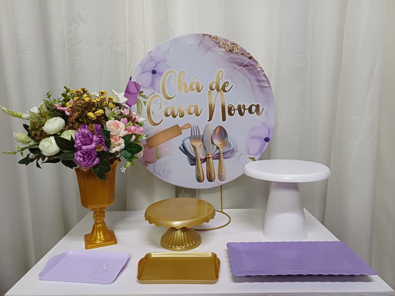 Chá de Casa Nova - "Só Pra Um Bolinho" - Sua Mesa, Seu Estilo - Pegue&Monte Graça Decor♡