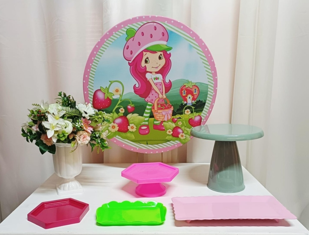 Moranguinho - "Só Pra Um Bolinho" - Sua Mesa, Seu Estilo - Pegue&Monte Graça Decor♡