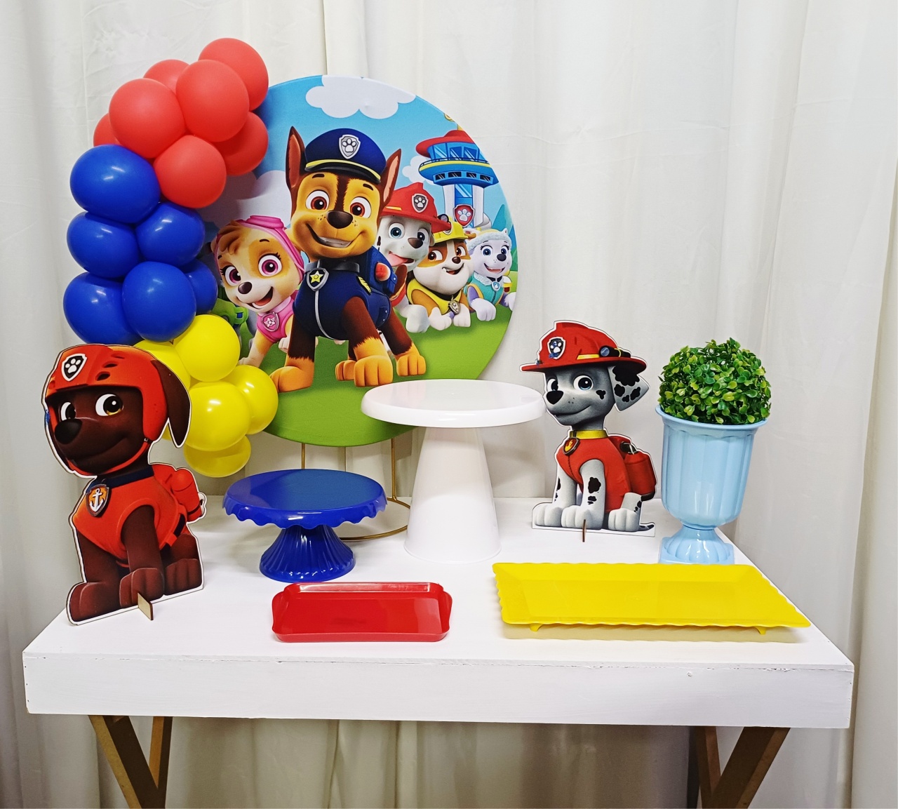 Patrulha Canina  - "Só Pra Um Bolinho" - Mesa Pronta,  Só Festejar    - Pegue&Monte Graça Decor♡