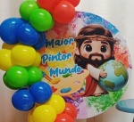 Jesus, O Maior Pintor Do Mundo - "Só Pra Um Bolinho" - Mesa Pronta, Só Festejar - imagem 4