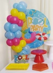 Pool Party - "Só Pra Um Bolinho " -Mesa Pronta, Só Festejar - imagem 2