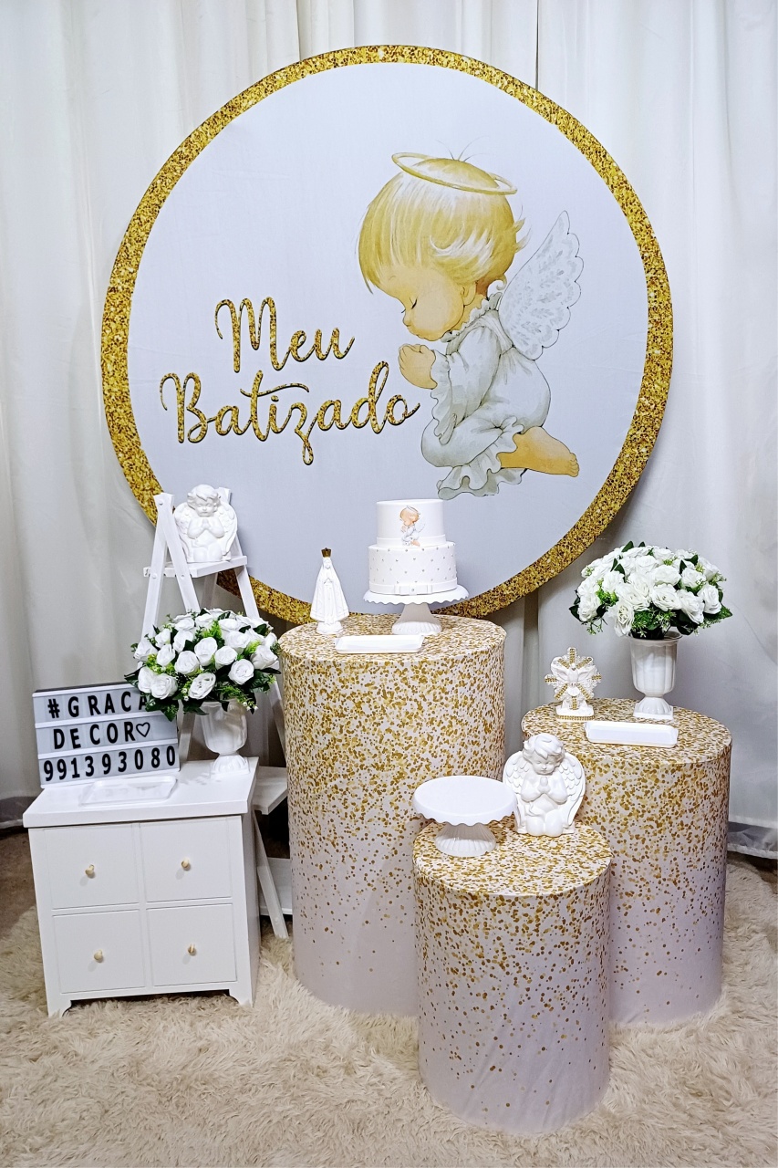 Batizado - Ouro    - Pegue&Monte Graça Decor♡