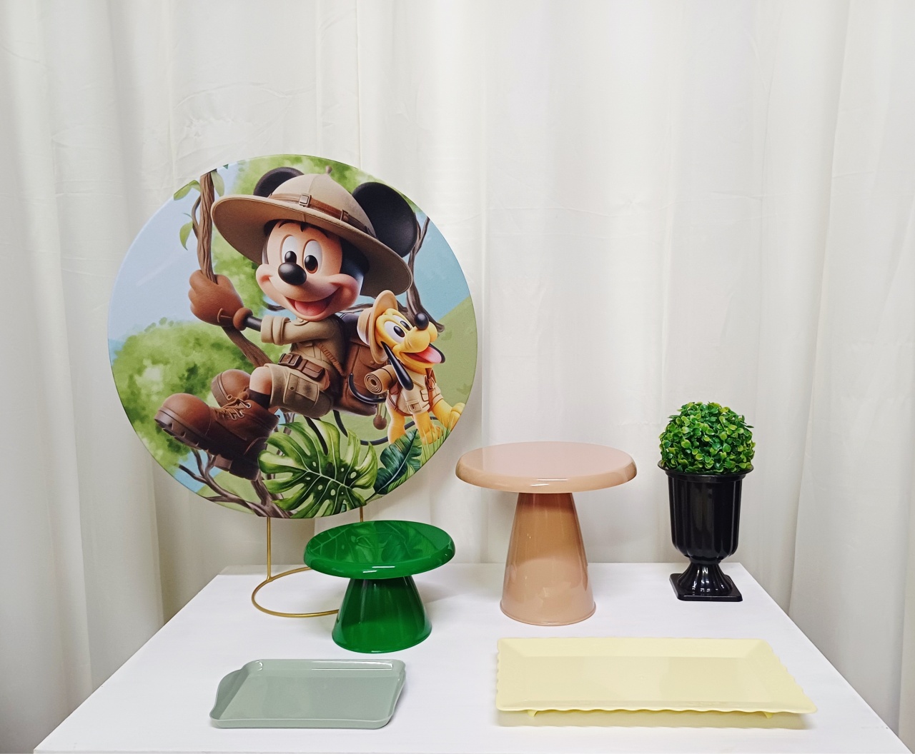 Michey Safari  - "Só Pra Um Bolinho" - Sua Mesa, Seu Estilo            - Pegue&Monte Graça Decor♡