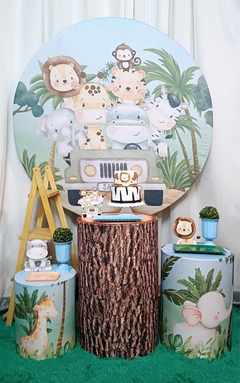 Safari - Prata - Pegue&Monte Graça Decor♡