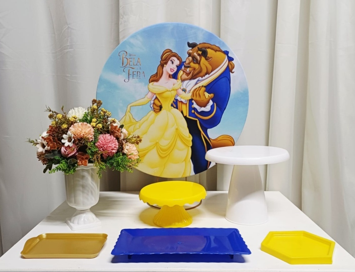 A Bela E A Fera - "Só Pra Um Bolinho" - Sua Mesa, Seu Estilo - Pegue&Monte Graça Decor♡