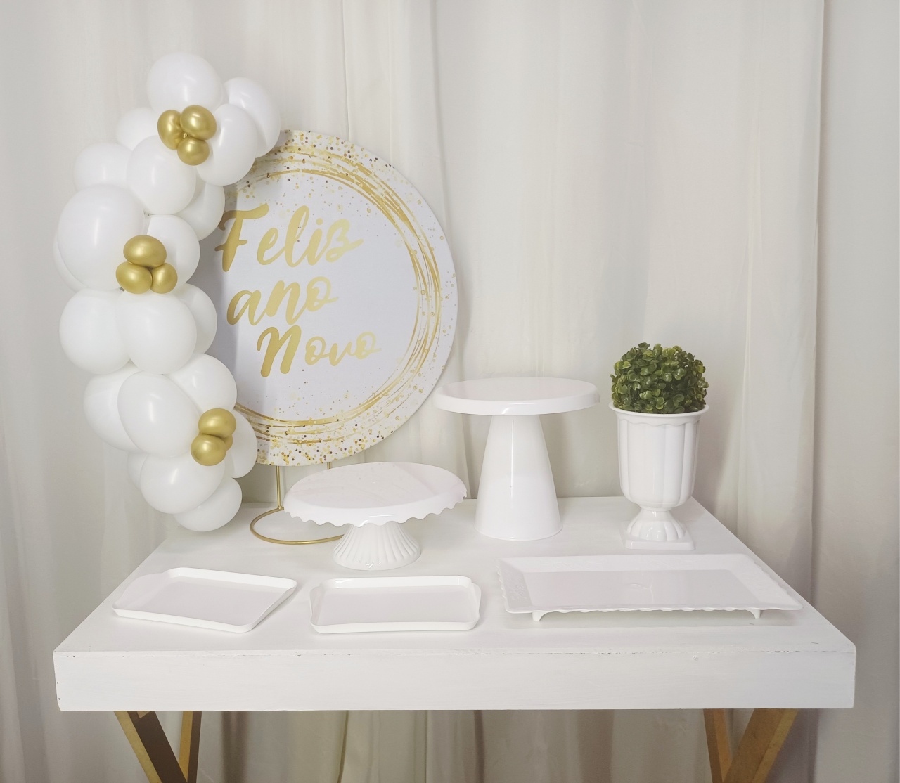 Ano Novo 1  - "Só Pra Um Bolinho" - Mesa Pronta,  Só Festejar       - Pegue&Monte Graça Decor♡