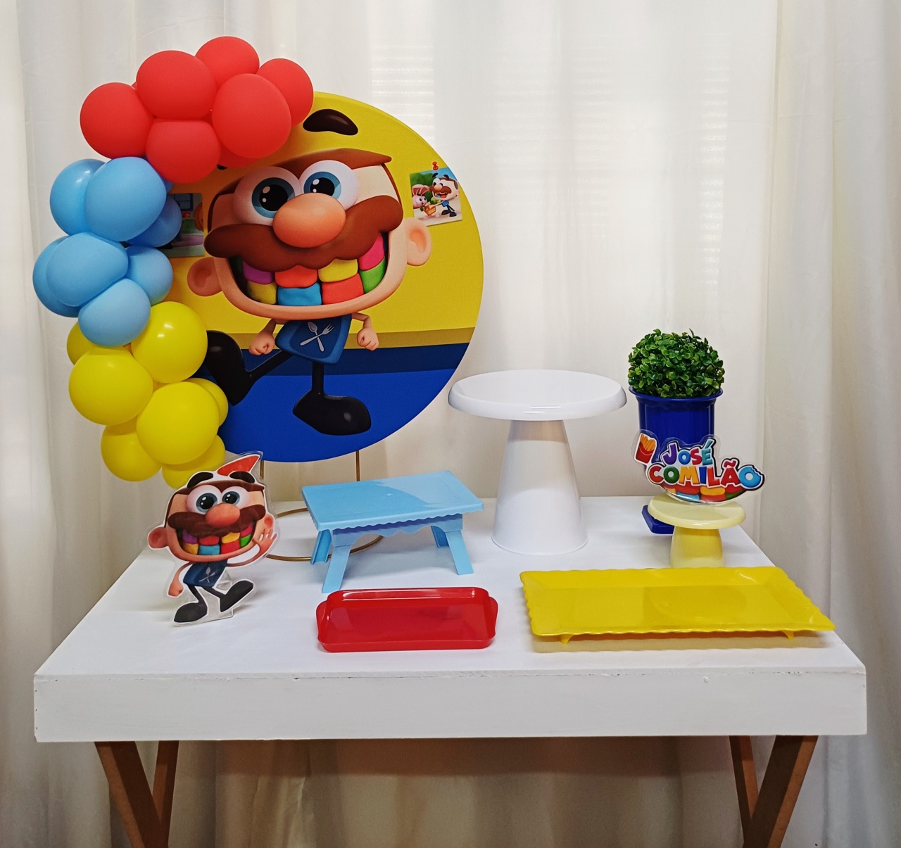 José Comilão - "Só Pra Um Bolinho" - Mesa Pronta,  Só Festejar  - Pegue&Monte Graça Decor♡
