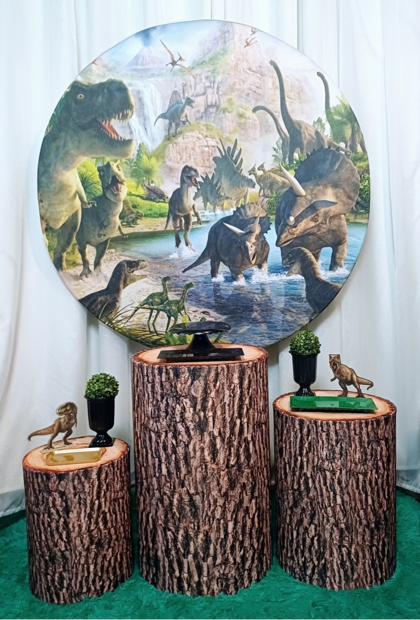 Dinossauro - Bronze - Pegue&Monte Graça Decor♡