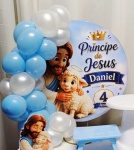 Príncipe de Jesus Personalizado - "Só Pra Um Bolinho" - Mesa Pronta, Só Festejar - Plus - imagem 4