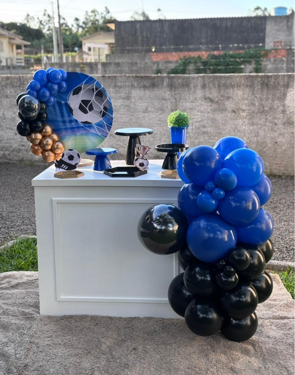 Futebol - Kit Completo - Com Mesa - Casal Decora Mini festa