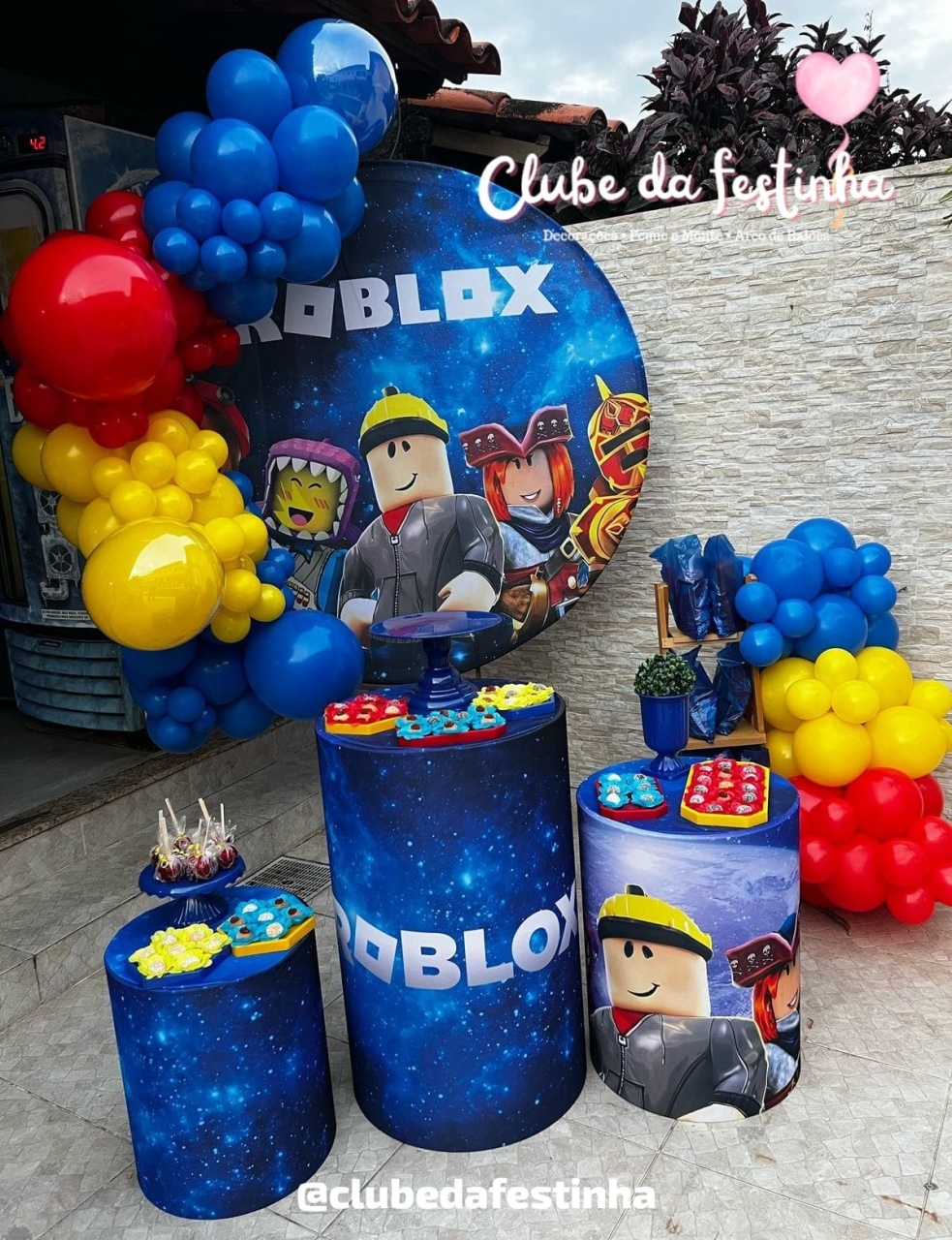Kit Aniversário Padrão (Sem Balões ) - Clube da festinha Locação 